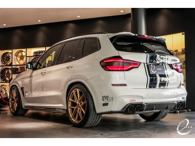 Ｘ３ Ｍ コンペティション　３ＤデザインＦ，Ｓ，Ｒフルエアロ　ＢＢＳ鍛造２１インチ　ＫＷ車高調　パノラマガラスサンルーフ　Ｉｎｄｉｖｉｄｕａｌエクステンド・メリノ・レザー　ハーマンカードンサウンドシステム（22枚目）