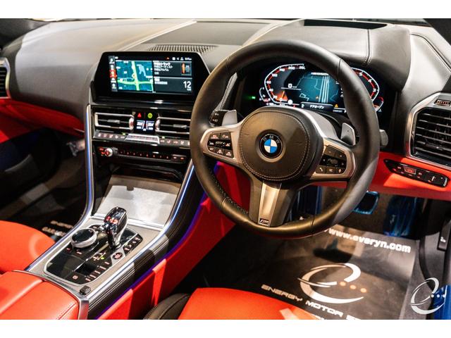８シリーズ Ｍ８５０ｉ　ｘＤｒｉｖｅ　グランクーペ　パノラマＳＲ　　１オーナー　　２トーンレザー　　フィオナレッド＆ブラック　レーザーヘッドライト　ＡＣＣ　パーキングアシストプラス　ソフトクローズドドア（9枚目）