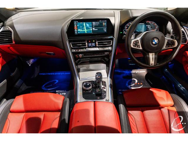 ８シリーズ Ｍ８５０ｉ　ｘＤｒｉｖｅ　グランクーペ　パノラマＳＲ　　１オーナー　　２トーンレザー　　フィオナレッド＆ブラック　レーザーヘッドライト　ＡＣＣ　パーキングアシストプラス　ソフトクローズドドア（28枚目）