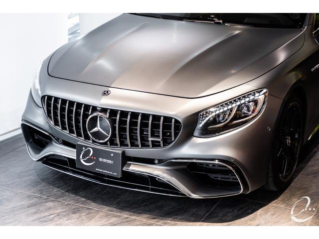 Sクラス S63 4マチック+ クーペ セレナイトグレーマグノ AMG 東京世田谷 特別オーダー車 後期モデル AMGダイナミックパッケージ AMGパフォーマンス ステアリン OP166 Designo Exclusiveナッパレザー(9枚目)