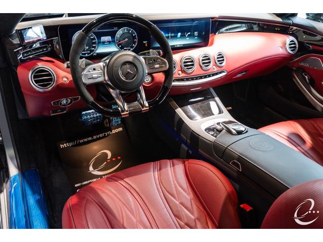 Sクラス S63 4マチック+ クーペ セレナイトグレーマグノ AMG 東京世田谷 特別オーダー車 後期モデル AMGダイナミックパッケージ AMGパフォーマンス ステアリン OP166 Designo Exclusiveナッパレザー(56枚目)
