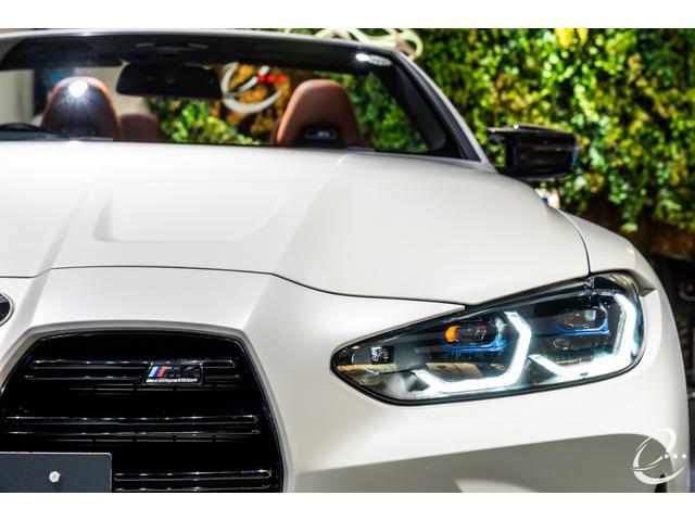 Ｍ４ Ｍ４カブリオレ　コンペティション　Ｍ　ｘＤｒｉｖｅ　ＯＰ１７２　インディビジュアルフローズンホワイト　カーボンエクステリア＆インテリアパッケージ　インディビジュアルフルレザーメリノインテリア　ウィンドディフレクター　ハーマンカードン（20枚目）