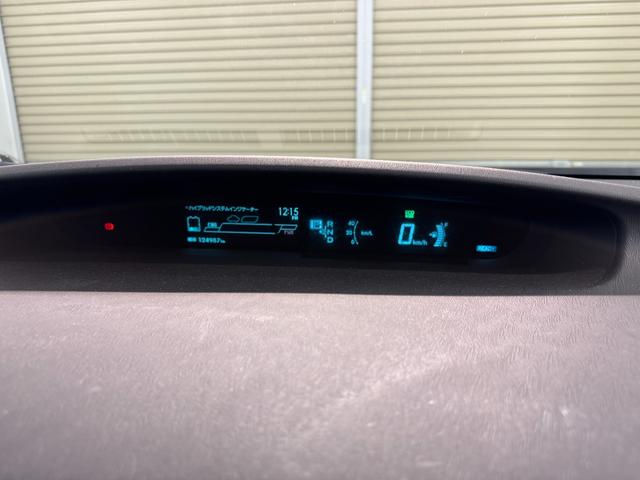 プリウス Ｓ　衝突安全ボディ・社外ナビ・バックカメラ・ＥＴＣ・ドライブレコーダー・Ｂｌｕｅｔｏｏｔｈ・オートライト・アルミホイル・ＡＢＳ（37枚目）