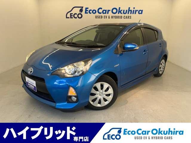 アクア S プッシュスタート 純正ナビ バックカメラ ETC ドライブレコーダー シートヒーター LEDヘッドライト フォグランプ(2枚目)