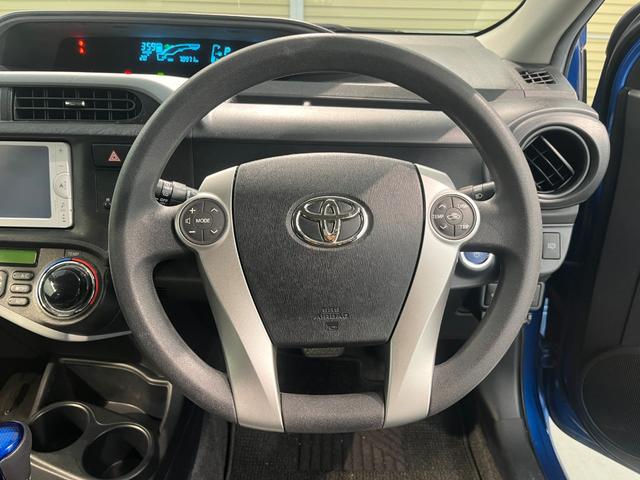 アクア S プッシュスタート 純正ナビ バックカメラ ETC ドライブレコーダー シートヒーター LEDヘッドライト フォグランプ(20枚目)