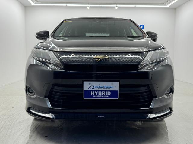 ハリアー プレミアム モデリスタエアロ 社外ナビ TV ハーフレザーシート パワーシート パワーバックドア オートマチックハイビーム 横滑り防止装置(8枚目)