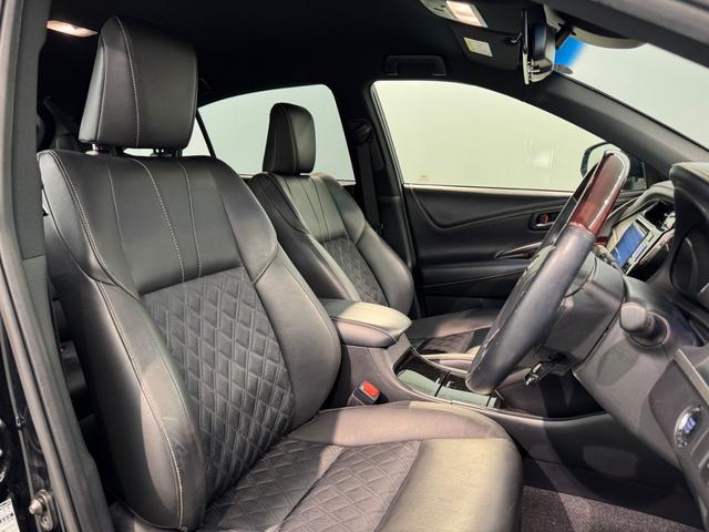 ハリアー プレミアム モデリスタエアロ 社外ナビ TV ハーフレザーシート パワーシート パワーバックドア オートマチックハイビーム 横滑り防止装置(22枚目)