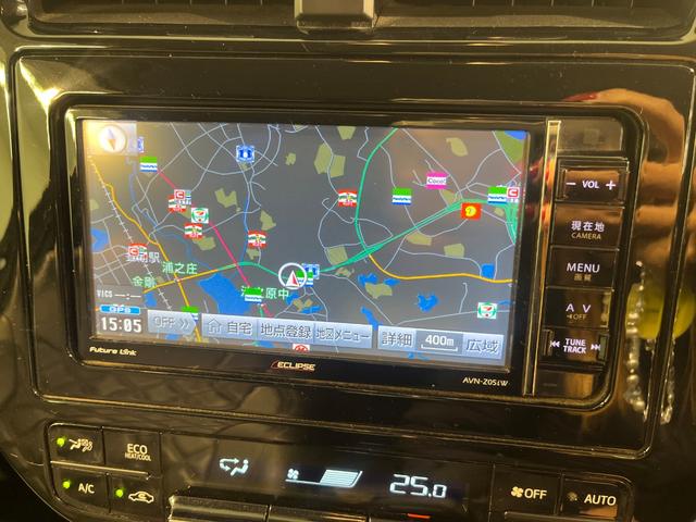 プリウス S ナビ フルセグTV Bluethooth接続 バックカメラ ETC ドライブレコーダー 17インチ社外アルミホイール LEDヘッドライト(32枚目)