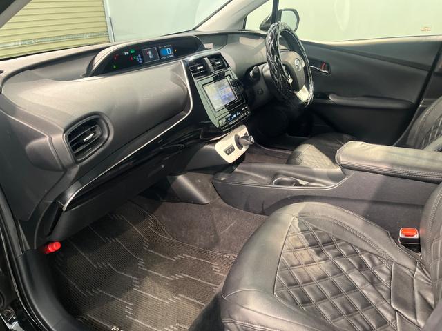 プリウス S ナビ フルセグTV Bluethooth接続 バックカメラ ETC ドライブレコーダー 17インチ社外アルミホイール LEDヘッドライト(56枚目)