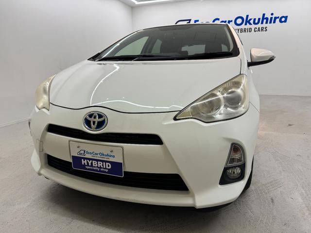 アクア Ｓ　純正ナビ　フルセグＴＶ　バックカメラ　ＥＴＣ　フロントフォグランプ　オートライト　ステアリングスイッチ　エコモード　ＥＶモード（9枚目）