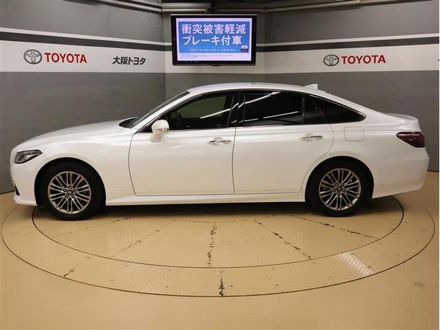 クラウンハイブリッド S フルセグ メモリーナビ DVD再生 バックカメラ 衝突被害軽減システム ETC LEDヘッドランプ パノラミックビューモニター パワーシート ブラインドスポットモニター(3枚目)