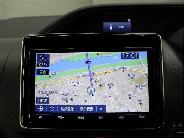 エスクァイア Gi プレミアムパッケージ ブラックテーラード フルセグ メモリーナビ DVD再生 後席モニター バックカメラ 衝突被害軽減システム ETC 両側電動スライド LEDヘッドランプ 乗車定員7人 3列シート アイドリングストップ(7枚目)