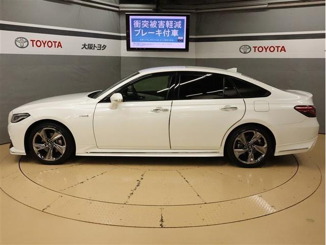 クラウンハイブリッド RSアドバンス 冷温熱電動本革シート ステアリングヒーター クリアランスソナー フルセグ メモリーナビ DVD再生 バックカメラ TSS2衝突被害軽減システム ナビ連動ETC2.0 ブラインドスポットモニター(3枚目)