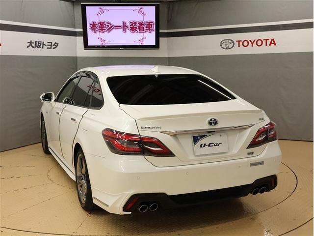 クラウンハイブリッド RSアドバンス 冷温熱電動本革シート ステアリングヒーター クリアランスソナー フルセグ メモリーナビ DVD再生 バックカメラ TSS2衝突被害軽減システム ナビ連動ETC2.0 ブラインドスポットモニター(4枚目)