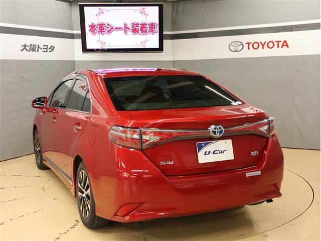 SAI G Aパッケージ ヒータ付き電動本革シート 純正アルミ 車線逸脱装置 オートクルーズ バックカメラ ナビ連動ETC LEDヘッドランプ メモリーナビ フルセグ スマートキー LEDヘッドライト(3枚目)