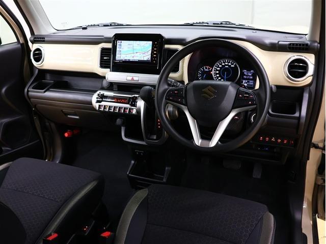 クロスビー ハイブリッドMV アイドリングストップ シートヒーター 純正アルミ フルセグ メモリーナビ DVD再生 衝突被害軽減システム ナビ連動ETC ウオークスルー 車線逸脱装置 オートクルーズ(5枚目)