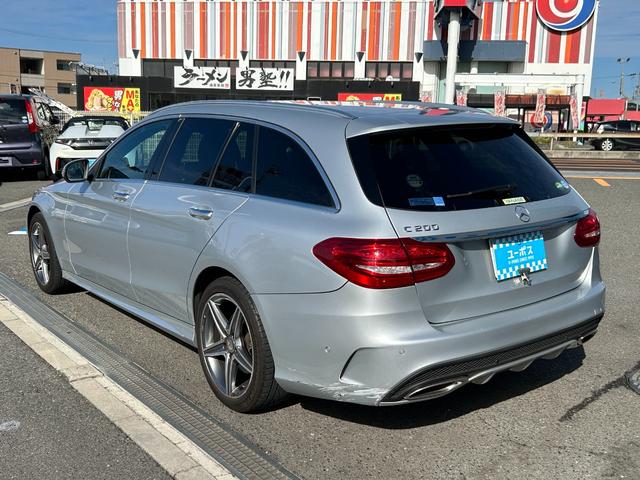 Cクラスステーションワゴン C200 ステーションワゴン スポーツ本革仕様 半年保証付 ブラック革シート パワーシート/シートヒーター ヘッドアップディスプレイ ブラインドスポットアシスト ルーフレール LEDヘッドライト パドルシフト メーカーナビ フルセグ Bカメラ(12枚目)
