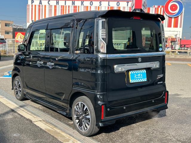 スペーシアカスタム ハイブリッドXSターボ 新車保証継承付き ワンオーナー ストラーダSDナビ 地デジTV Bカメラ ETC セーフティサポート 両側パワースライドドア LEDヘッドランプ D席シートヒーター スマートキー×2(11枚目)