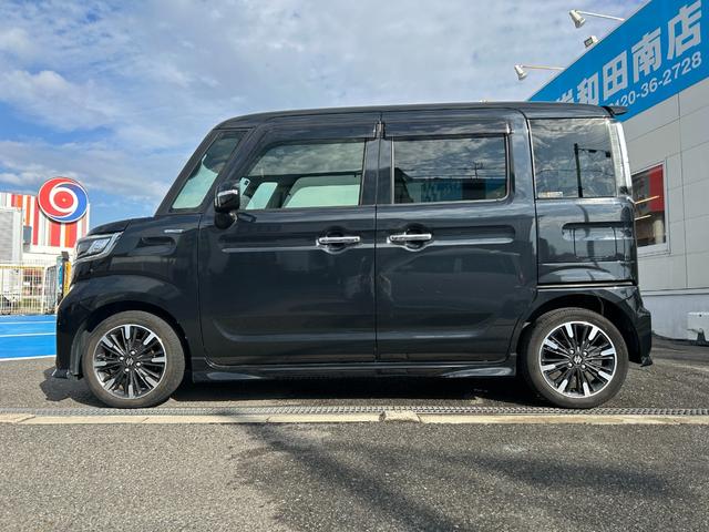 スペーシアカスタム ハイブリッドXSターボ 新車保証継承付き ワンオーナー ストラーダSDナビ 地デジTV Bカメラ ETC セーフティサポート 両側パワースライドドア LEDヘッドランプ D席シートヒーター スマートキー×2(12枚目)