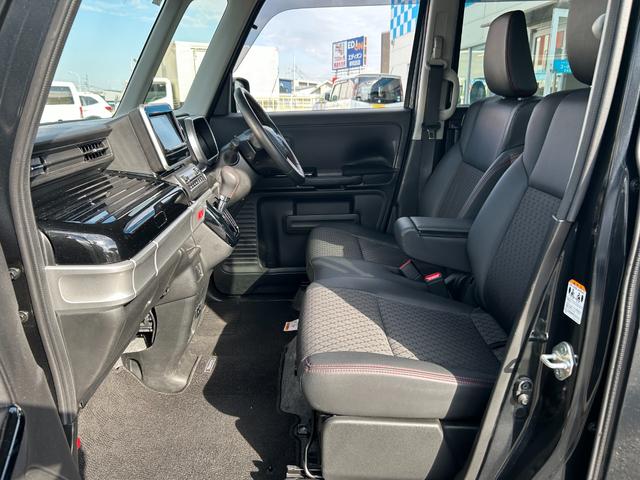 スペーシアカスタム ハイブリッドXSターボ 新車保証継承付き ワンオーナー ストラーダSDナビ 地デジTV Bカメラ ETC セーフティサポート 両側パワースライドドア LEDヘッドランプ D席シートヒーター スマートキー×2(25枚目)