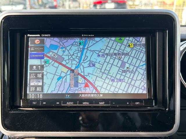 スペーシアカスタム ハイブリッドXSターボ 新車保証継承付き ワンオーナー ストラーダSDナビ 地デジTV Bカメラ ETC セーフティサポート 両側パワースライドドア LEDヘッドランプ D席シートヒーター スマートキー×2(29枚目)