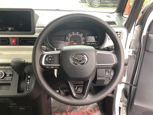 ムーヴキャンバス ストライプスＸ　バックカメラ　両側電動スライドドア　クリアランスソナー　衝突被害軽減システム　オートライト　スマートキー　アイドリングストップ　電動格納ミラー　ベンチシート　ＣＶＴ　ＥＳＣ　エアコン（10枚目）