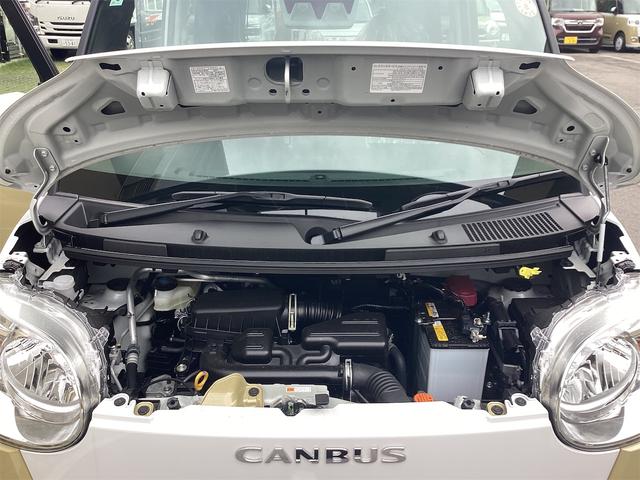 ムーヴキャンバス ストライプスＸ　バックカメラ　両側電動スライドドア　クリアランスソナー　衝突被害軽減システム　オートライト　スマートキー　アイドリングストップ　電動格納ミラー　ベンチシート　ＣＶＴ　ＥＳＣ　エアコン（20枚目）