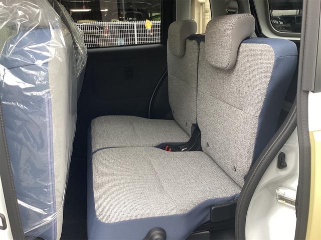 ムーヴキャンバス ストライプスＸ　バックカメラ　両側電動スライドドア　クリアランスソナー　衝突被害軽減システム　オートライト　スマートキー　アイドリングストップ　電動格納ミラー　ベンチシート　ＣＶＴ　ＥＳＣ　エアコン（33枚目）