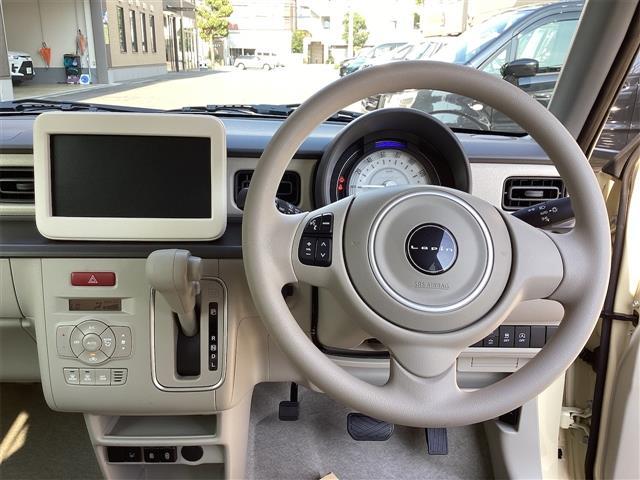 アルトラパン L クリアランスソナー レーンアシスト 衝突被害軽減システム オートライト LEDヘッドランプ スマートキー アイドリングストップ 電動格納ミラー シートヒーター ベンチシート CVT 盗難防止システム(5枚目)