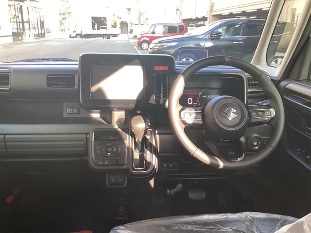 スペーシアギア ハイブリッドＸＺ　両側電動スライドドア　オートクルーズコントロール　オートライト　スマートキー　アイドリングストップ　電動格納ミラー　シートヒーター　ＣＶＴ　ＥＳＣ　オットマン　ルーフレール　アルミホイール　エアコン（5枚目）