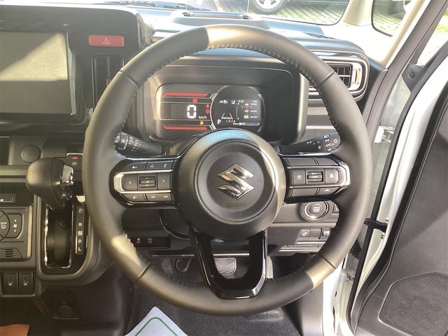 スペーシアギア ハイブリッドＸＺ　両側電動スライドドア　オートクルーズコントロール　オートライト　スマートキー　アイドリングストップ　電動格納ミラー　シートヒーター　ＣＶＴ　ＥＳＣ　オットマン　ルーフレール　アルミホイール　エアコン（6枚目）