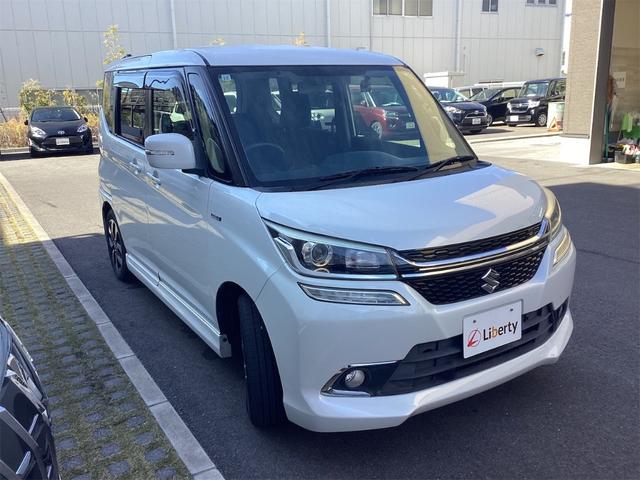 ソリオバンディット ハイブリッドＭＶ　ＥＴＣ　バックカメラ　ナビ　ＴＶ　オートクルーズコントロール　レーンアシスト　衝突被害軽減システム　両側電動スライドドア　ＬＥＤヘッドランプ　スマートキー　アイドリングストップ（11枚目）