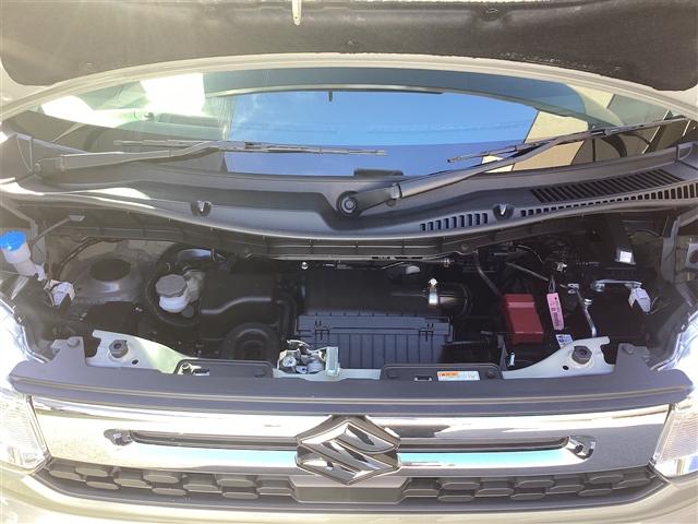 スペーシア ハイブリッドG 両側スライドドア クリアランスソナー レーンアシスト 衝突被害軽減システム LEDヘッドランプ スマートキー アイドリングストップ 電動格納ミラー ベンチシート CVT 盗難防止システム ABS(24枚目)