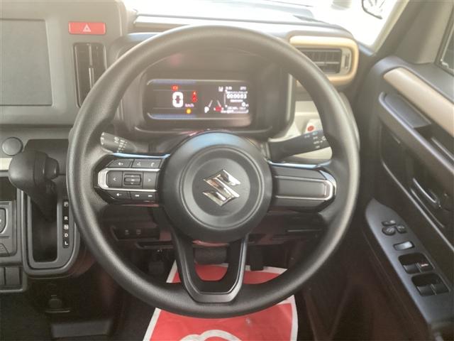 スペーシア ハイブリッドG 両側スライドドア クリアランスソナー 衝突被害軽減システム LEDヘッドランプ スマートキー アイドリングストップ 電動格納ミラー CVT 盗難防止システム ABS ESC 衝突安全ボディ エアコン(6枚目)