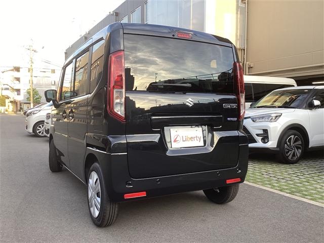 スペーシア ハイブリッドG 両側スライドドア クリアランスソナー 衝突被害軽減システム LEDヘッドランプ スマートキー アイドリングストップ 電動格納ミラー CVT 盗難防止システム ABS ESC 衝突安全ボディ エアコン(19枚目)