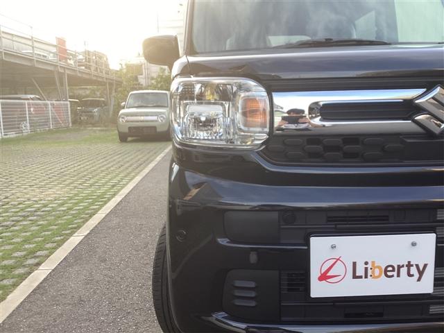 スペーシア ハイブリッドG 両側スライドドア クリアランスソナー 衝突被害軽減システム LEDヘッドランプ スマートキー アイドリングストップ 電動格納ミラー CVT 盗難防止システム ABS ESC 衝突安全ボディ エアコン(30枚目)