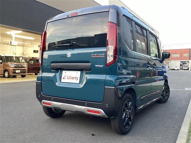 スペーシアギア ハイブリッドＸＺ　両側電動スライドドア　クリアランスソナー　オートクルーズコントロール　衝突被害軽減システム　ＬＥＤヘッドランプ　ヘッドライトウォッシャー　スマートキー　アイドリングストップ　電動格納ミラー（17枚目）