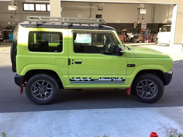 ジムニー XC 4WD 衝突軽減B 社外ナビ TV Bカメラ ETC LEDヘッドライト フォグライト クルーズコントロール 革巻きステアリング スマートキー プッシュスタート 純正アルミホイール(17枚目)