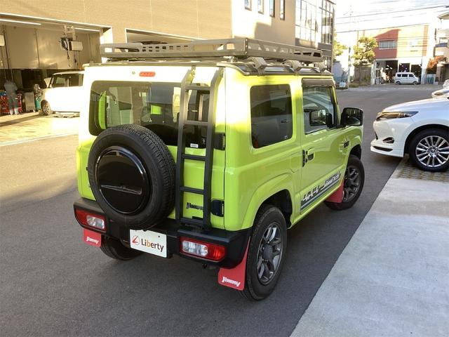 ジムニー XC 4WD 衝突軽減B 社外ナビ TV Bカメラ ETC LEDヘッドライト フォグライト クルーズコントロール 革巻きステアリング スマートキー プッシュスタート 純正アルミホイール(19枚目)