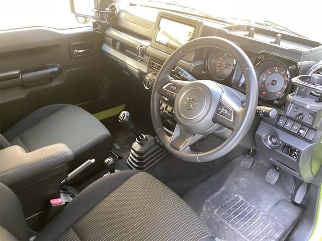 ジムニー XC 4WD 衝突軽減B 社外ナビ TV Bカメラ ETC LEDヘッドライト フォグライト クルーズコントロール 革巻きステアリング スマートキー プッシュスタート 純正アルミホイール(44枚目)
