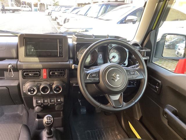 ジムニー XC 4WD 衝突軽減B 社外ナビ TV Bカメラ ETC LEDヘッドライト フォグライト クルーズコントロール 革巻きステアリング スマートキー プッシュスタート 純正アルミホイール(45枚目)