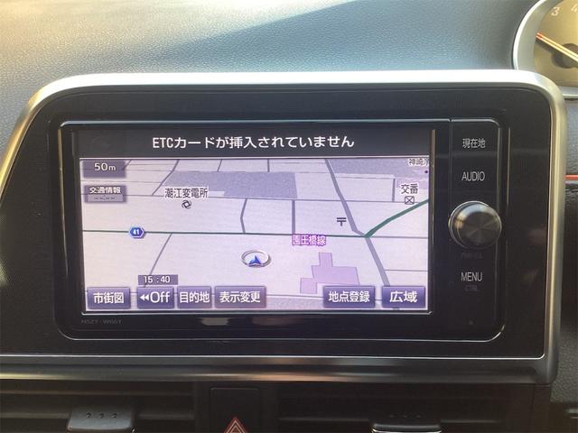 シエンタ G 純正ナビ TV Bカメラ ETC 両側自動ドア スマートキー プッシュスタート アイドリングストップ 革巻きステアリング 社外アルミホイール ステアリングスイッチ 電動格納ミラー(7枚目)