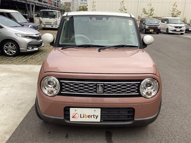 アルトラパン X 衝突軽減B 純正ディスプレイ Bカメラ HIDヘッドライト スマートキー プッシュスタート アイドリングストップ 前席シートヒーター 革巻きステアリング ステアリングスイッチ 純正アルミホイール(15枚目)