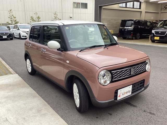 アルトラパン X 衝突軽減B 純正ディスプレイ Bカメラ HIDヘッドライト スマートキー プッシュスタート アイドリングストップ 前席シートヒーター 革巻きステアリング ステアリングスイッチ 純正アルミホイール(16枚目)