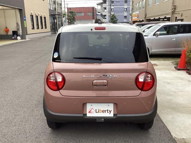 アルトラパン X 衝突軽減B 純正ディスプレイ Bカメラ HIDヘッドライト スマートキー プッシュスタート アイドリングストップ 前席シートヒーター 革巻きステアリング ステアリングスイッチ 純正アルミホイール(19枚目)