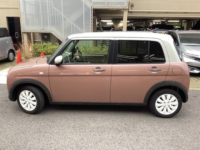 アルトラパン X 衝突軽減B 純正ディスプレイ Bカメラ HIDヘッドライト スマートキー プッシュスタート アイドリングストップ 前席シートヒーター 革巻きステアリング ステアリングスイッチ 純正アルミホイール(24枚目)