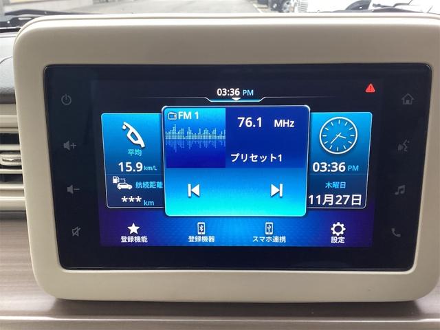 アルトラパン X 衝突軽減B 純正ディスプレイ Bカメラ HIDヘッドライト スマートキー プッシュスタート アイドリングストップ 前席シートヒーター 革巻きステアリング ステアリングスイッチ 純正アルミホイール(25枚目)