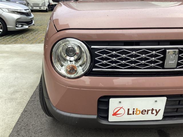 アルトラパン X 衝突軽減B 純正ディスプレイ Bカメラ HIDヘッドライト スマートキー プッシュスタート アイドリングストップ 前席シートヒーター 革巻きステアリング ステアリングスイッチ 純正アルミホイール(36枚目)