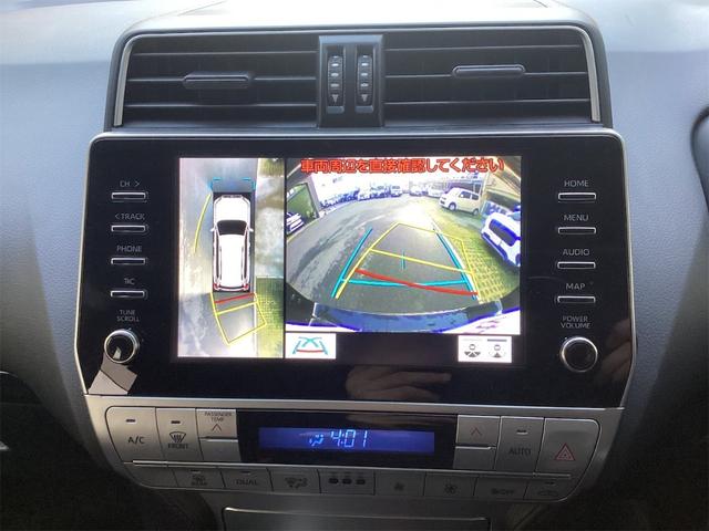 ランドクルーザープラド TX 4WD 全周囲カメラ 純正9インチディスプレイ クリアランスソナー オートクルーズコントロール レーンアシスト 衝突被害軽減システム サンルーフ ナビ オートマチックハイビーム LEDヘッドランプ(8枚目)