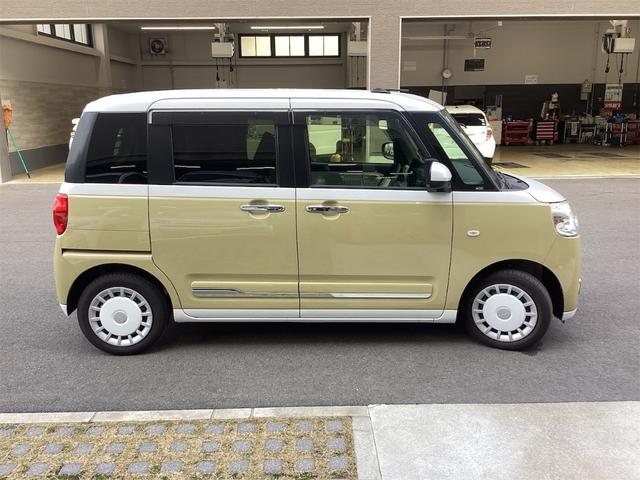 ムーヴキャンバス ストライプスG 衝突軽減B 電子パーキング 両側自動ドア LEDヘッドライト フォグライト スマートキー プッシュスタート アイドリングストップ ステアリングスイッチ 電動格納ミラー オートエアコン(17枚目)